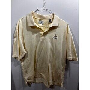 Coronado Country Club Yellow Large Golf Polo Shirt Short Sleeve Athleisure